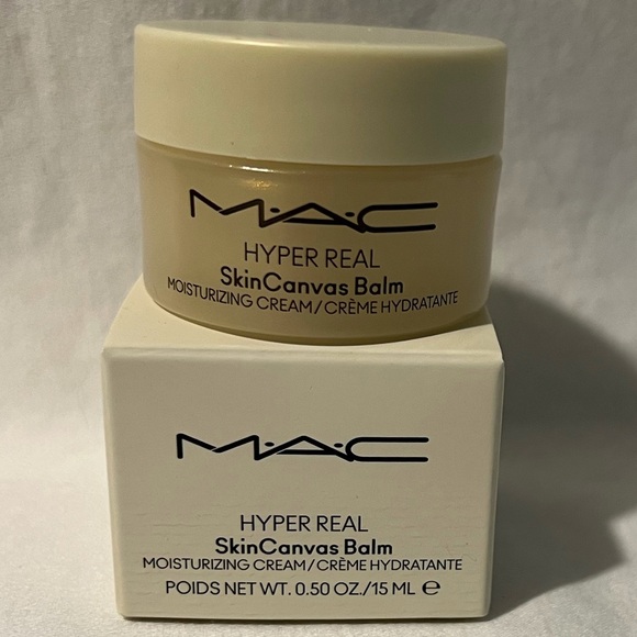 ✨NIB✨ MAC Hyper Real SkinCanvas Balm Moisturizing Cream Mini .5oz - Picture 2 of 11